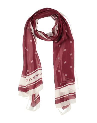 Givenchy Woman Scarf Burgundy Size - Silk In Red