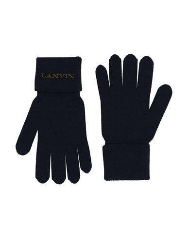 Givenchy Woman Gloves Navy Size Onesize Wool In Blue