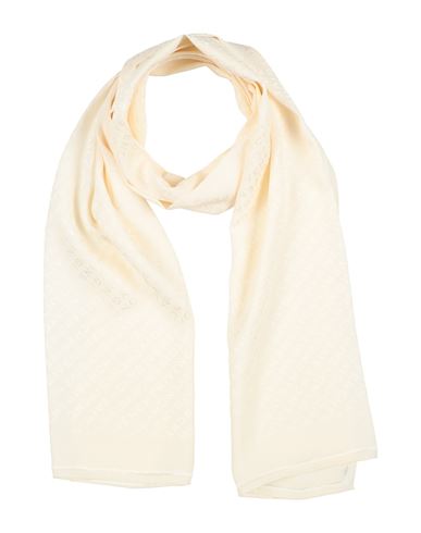 Givenchy Woman Scarf Ivory Size - Silk In White