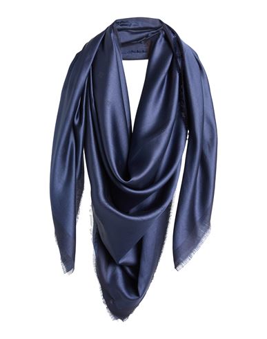 Givenchy Woman Scarf Midnight Blue Size - Silk, Cotton In Blue