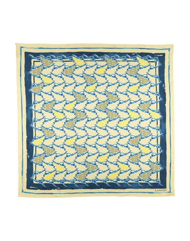 Lanvin Woman Scarf Pastel Yellow Size - Silk In Yellow