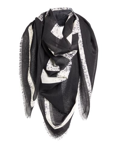 Givenchy Woman Scarf Black Size - Cashmere, Silk In Black