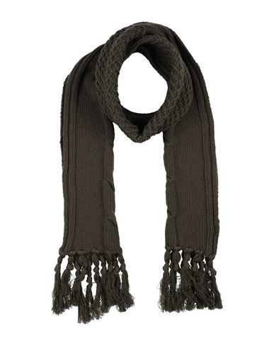 Jacob Cohёn Man Scarf Military Green Size - Virgin Wool In Green