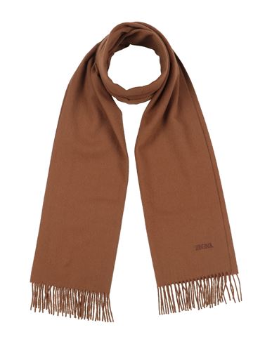 Zegna Man Scarf Brown Size - Cashmere In Brown
