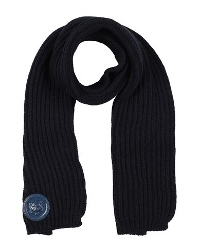 Just Cavalli Woman Scarf Midnight Blue Size - Acrylic, Wool
