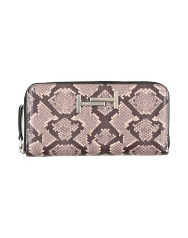 Tod's Woman Wallet Taupe Size - Leather In Brown