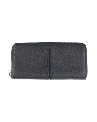 Tod's Woman Wallet Midnight Blue Size - Leather In Blue