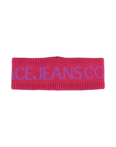 Versace Jeans Couture Woman Hair Accessory Fuchsia Size - Acrylic, Wool In Pink