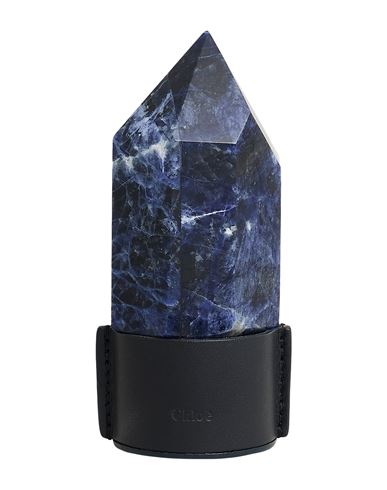 Chloé Design Object Navy Size - Sodalite, Brass, Calfskin In Blue