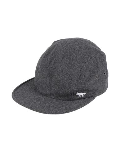 Maison Kitsuné Woman Hat Grey Size Onesize Wool, Polyamide In Gray