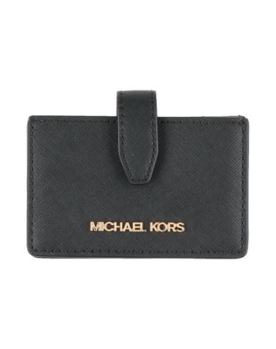 Michael Michael Kors Woman Cardholder Black Size - Leather
