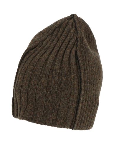 Masnada Man Hat Dark Green Size Onesize Wool In Green