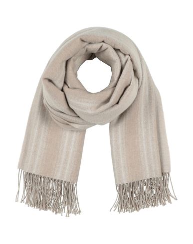 Brunello Cucinelli Woman Scarf Sand Size - Cashmere, Viscose, Silk, Polyester, Polyamide In Gray