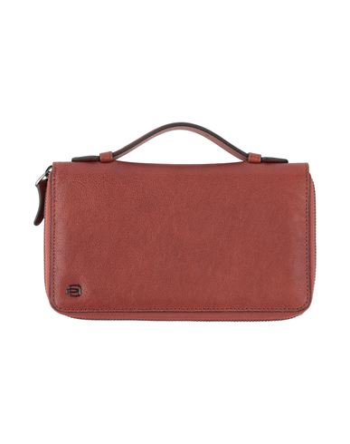 Piquadro Document Holder Brown Size - Leather In Brown