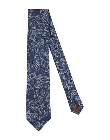 Canali Man Ties & Bow Ties Midnight Blue Size - Silk In Blue