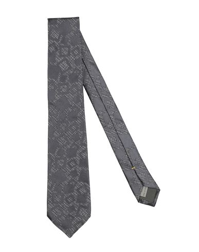 Canali Man Ties & Bow Ties Charcoal Size - Silk In Gray