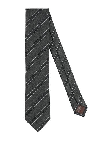 Canali Man Ties & Bow Ties Charcoal Size - Silk In Gray