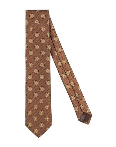 Canali Man Ties & Bow Ties Brown Size - Silk In Brown