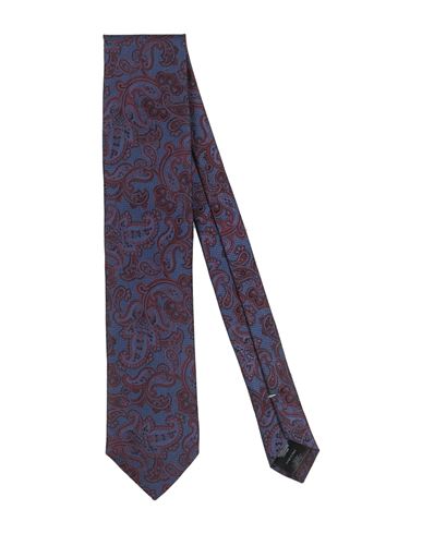 Canali Man Ties & Bow Ties Blue Size - Silk, Cotton In Blue