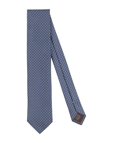 Canali Man Ties & Bow Ties Blue Size - Silk In Blue