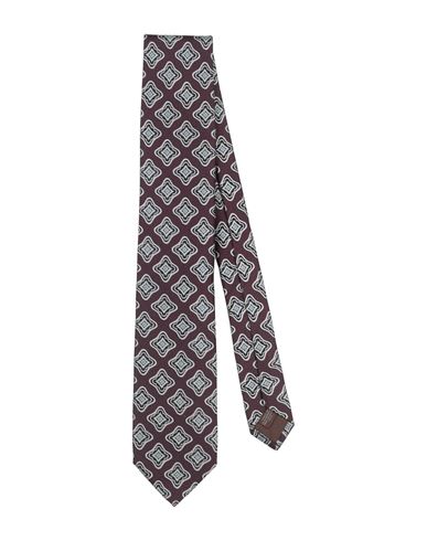 Canali Man Ties & Bow Ties Burgundy Size - Silk In Red