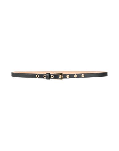 Theory Woman Belt Black Size L Leather In Black