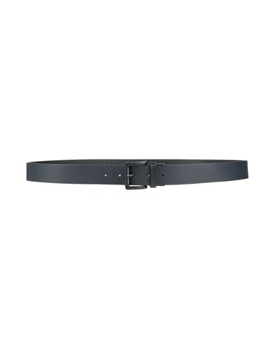 Armani Exchange Man Belt Black Size Onesize Leather In Black