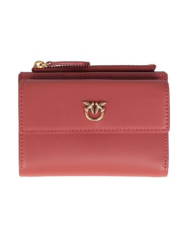Pinko Woman Wallet Brick Size - Calfskin In Red