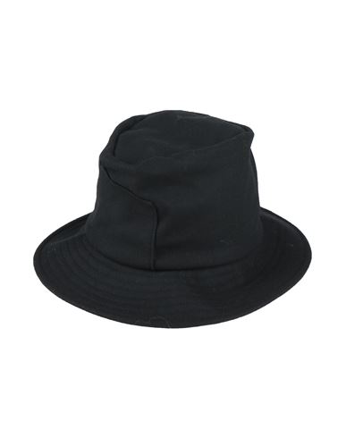 Yohji Yamamoto Collections Woman Hat Black Size S Wool, Nylon In Black