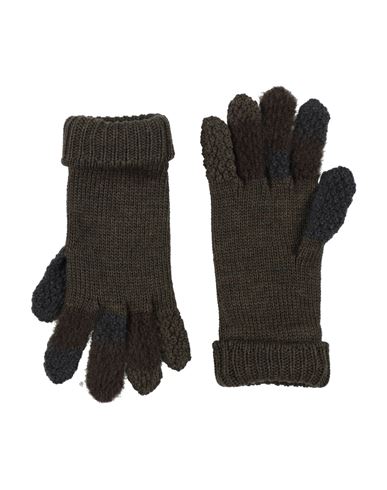 Y's Yohji Yamamoto Woman Gloves Military Green Size S Wool, Mohair Wool, Nylon In Green