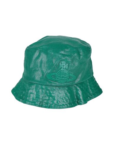 Vivienne Westwood Man Hat Green Size L Cotton In Green