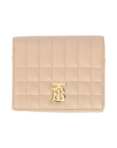 Burberry Woman Wallet Sand Size - Leather In Sand