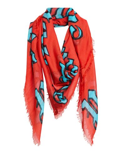 Palm Angels Man Scarf Red Size - Modal, Silk