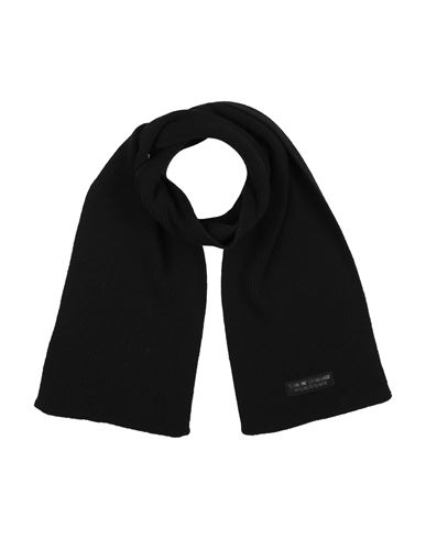 Armani Exchange Woman Scarf Black Size - Wool, Polyamide In Black