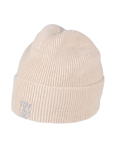 Brunello Cucinelli Man Hat Beige Size M Cashmere In Sand
