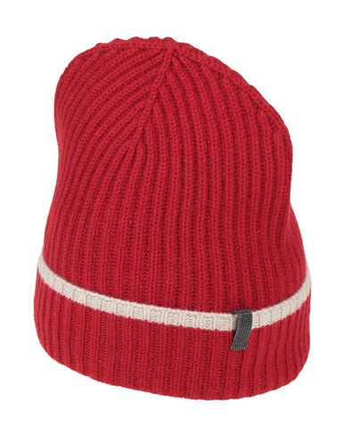 Brunello Cucinelli Woman Hat Red Size L Cashmere In Red