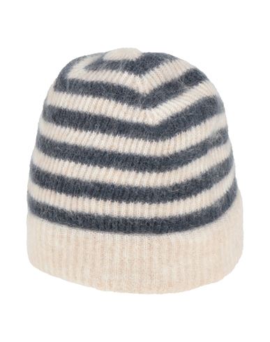 Brunello Cucinelli Woman Hat Beige Size M Mohair Wool, Polyamide, Wool In Neutral