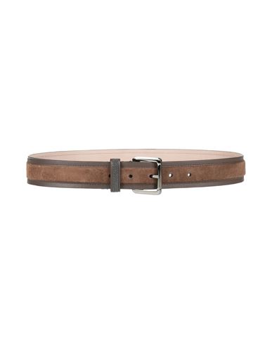 Brunello Cucinelli Woman Belt Chocolate Brown Size L Leather