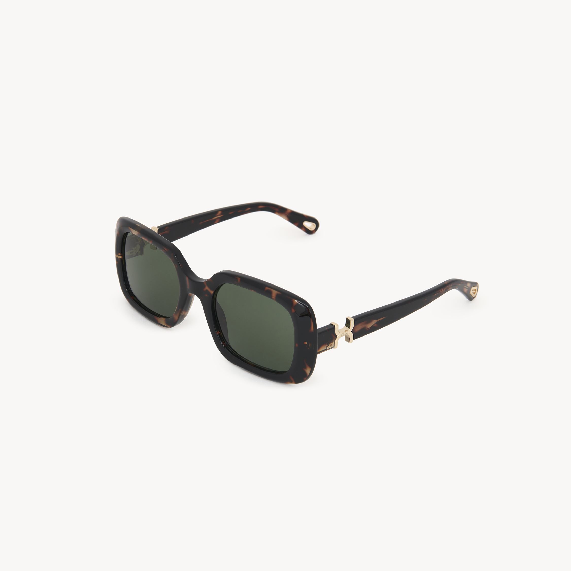 Chloé Marcie Sunglasses Brown Size Onesize In Black