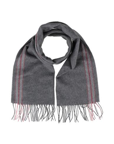 Brunello Cucinelli Man Scarf Lead Size - Silk In Gray