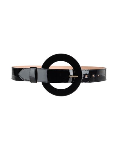 Giorgio Armani Woman Belt Black Size 34 Calfskin In Black