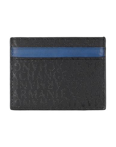 Armani Exchange Man Cardholder Black Size - Polyester, Cotton, Pvc - Polyvinyl Chloride In Black