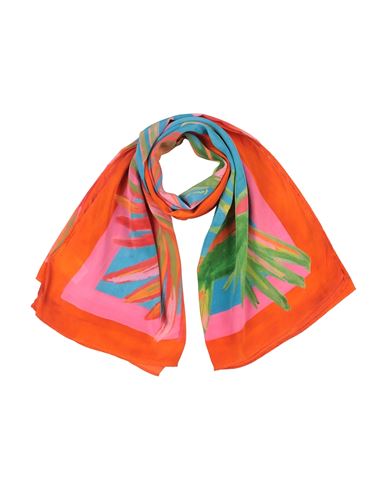 Farm Rio Woman Scarf Azure Size - Viscose In Blue