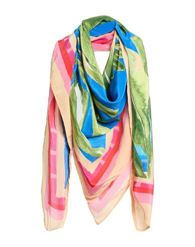 Farm Rio Woman Scarf Blue Size - Viscose In Multi