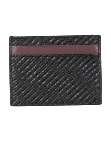 Armani Exchange Man Cardholder Black Size - Textile Fibers In Black
