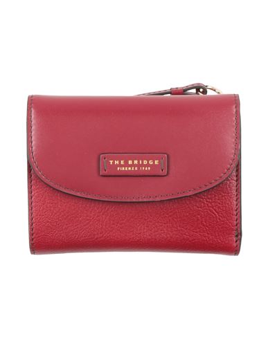 The Bridge Woman Wallet Brick Size - Cow Leather In Red