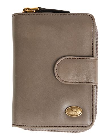 The Bridge Woman Wallet Grey Size - Leather In Gray