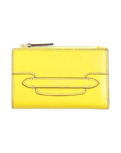 The Bridge Woman Wallet Yellow Size - Cow Leather In Yellow