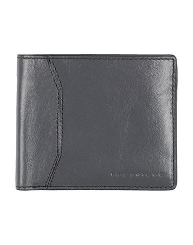 The Bridge Man Wallet Grey Size - Leather In Gray