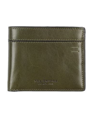 The Bridge Man Wallet Military Green Size - Cow Leather In Green